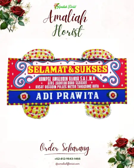 Papan Bunga Ucapan Selamat Suradita